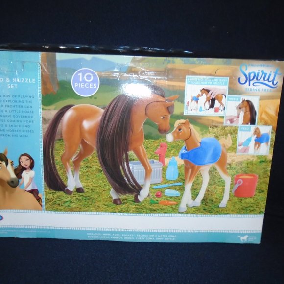 Spirit riding free 10 piece horse collection - Walmart.com DreamWorks Spirit Riding Free Horse Set Feed & Nuzzle Set Collector Series 10 pc